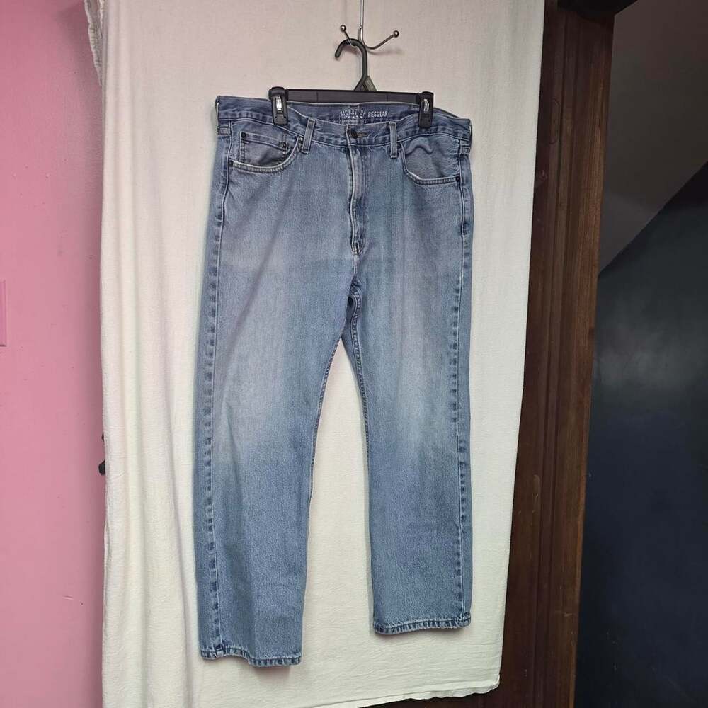 Signature by Levi Strauss & Co. Regular Jeans Size 38x30 Light Wash Denim
